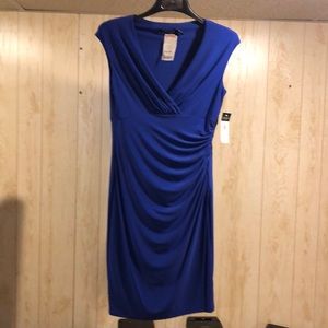 NWT RALPH LAUREN FAUX WRAP DRESS